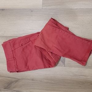Loft red chino pants